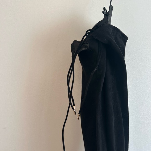 Call It Spring Black Over-the-Knee Block Heel Boots - Picture 3 of 5